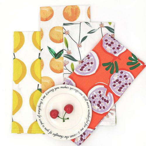 Paño Cocina Rectangular 40X60 Cm Print Multicolor