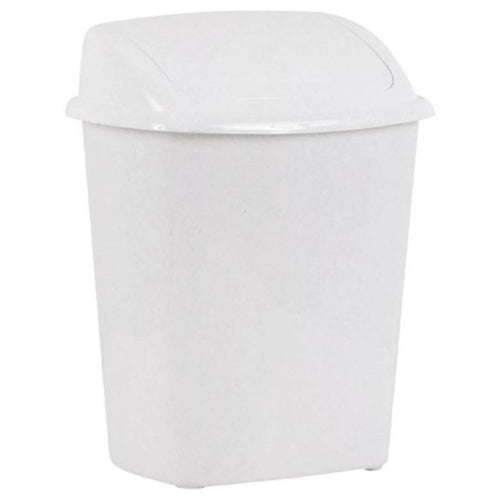 Papelero 12 Litros Plastico Blanco