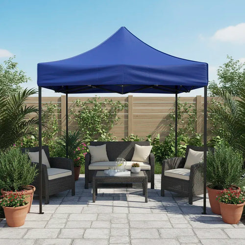 Toldo Plegable 2X2 Metros Azul