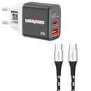 Cargador USB y Tipo C 20W + cable