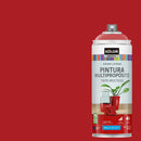 Pintura Esmalte Base Agua Spray 0.4 l Brillante rojo.