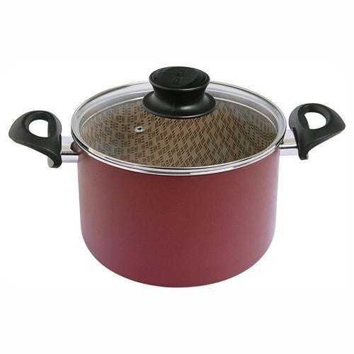 Olla de Aluminio 20 cm 4,5 Litros Rojo