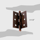 Bisagra L240 3,5x3,5 Cobre Envejecido 1 un
