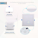 Panel Led Empotrado Cuadrado Blanco 18W Luz Fria