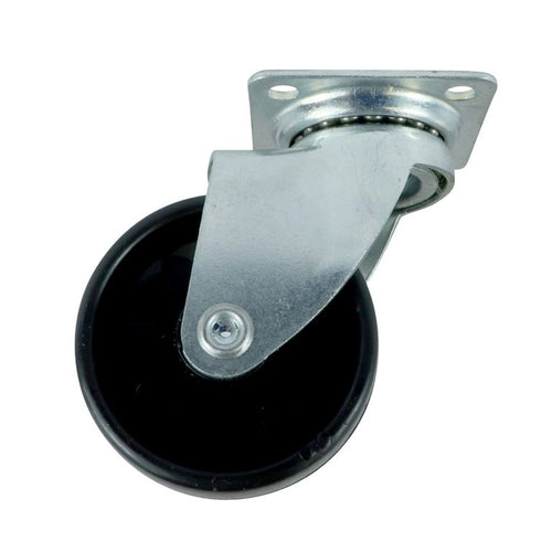 Rueda giratoria plast. 35kg.