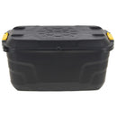 Caja Con Asa 40X42X77 Cm 75 L Negro Y Amarillo