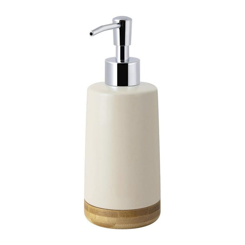 Dispensador De Jabon Bambu Beige