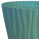 Macetero Autorregante Reciclado De Plastico 21X18.5 Cm Verde