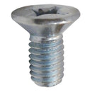 Perno cabeza plana phillips 1/4 x 3/4 zincado 4 unid