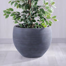 Macetero Stri De Fibra De Vidrio 50X39 Cm Gris