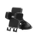 Soporte Celular Sparco Base Succion Clip Ajustable 360o Negr