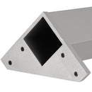 Pata cuadra ABS Mate 40x150mm
