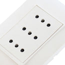 Enchufe 10A Triplex Luzica Bco