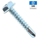 Tornillo Autoperforante Metal 1 Pulg 10 Mm 100 Unidad(Es)