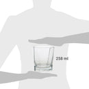 Set 6 Vasos Bajo de Vidrio 258 ml Transparente