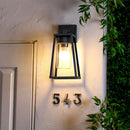 Farol de muro 60 W negro