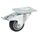 Rueda giratoria con freno 100 kg