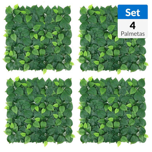Set 4 Palmetas 50 Cm Verde