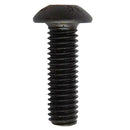 Perno cabeza boton M4 x 12 mm c/tuerca pavonado negro 3u