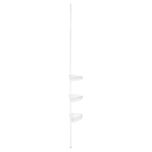 Esquinero Para Ducha 3 Repisas Plastico Blanco