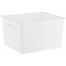 Canasto Ratan 35X24X47 Cm 35 L Blanco