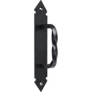 Tirador de fierro forjado Danes Nº2 negro