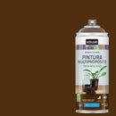 Pintura Esmalte Base Agua Spray 0.4 l Brillante marron