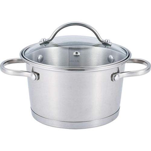 Olla De Acero Inoxidable 16 Cm 1.6 L Plateado Olla