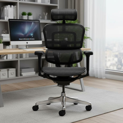 Silla Pc Ergonomica Ergohuman Ultra Malla Negro