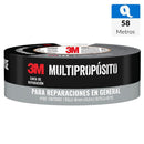 Cinta De Tela Duct Tape De Reparacion Gris 48 Mm X 55 Mts