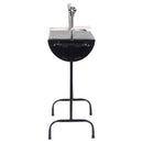 Parrilla A Carbon Con Roldana Metal