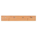 Percha Doble Bambu Negro/Cafe