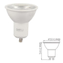 Pack 2 Ampolletas Led 35 W Gu10 380 Lm Luz Calida