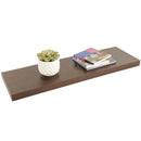 Repisa Mdf 1 Nivel(Es) 25X80X3.8 Cm Chocolate