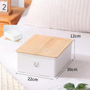 Organizador 22x12x30 cm 7.9 l Blanco, natural
