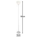 Lampara de Pie Sophie 1 Luz E27 Blanca