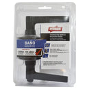 Cerradura manija moderna bano negro