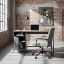 Silla Escritorio Angela Gris 60X104,5X63 Cm