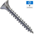 Tornillo Tirafondo Madera 30 mm 4 mm 6 unidad(es)
