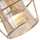 Foco sobrepuesto 1 luz GU10 kratia cafe oro