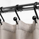Set 12 Ganchos Negro Metal