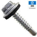 Tornillo Autoperforante Metal 1/4 12 mm 300 unidad(es)
