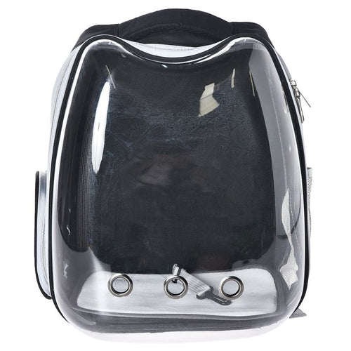 Mochila Mascota para Gato 40x34x28 cm Negro