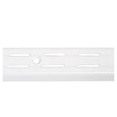 Pilar ranurado doble metal 192 cm blanco