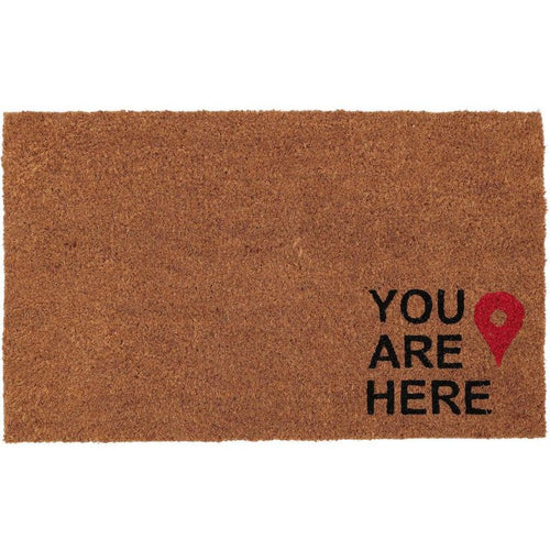 Limpiapies You Are Here 45X75 Cm Pvc Natural