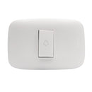 Interruptor Pulsador Blanco Domino Sencia