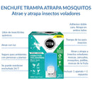 Enchufe Trampa Atrapa Mosquitos Electrico Para Interior