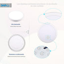 Panel Led Sobrepuesto Circular Blanco 24W Luz Calida