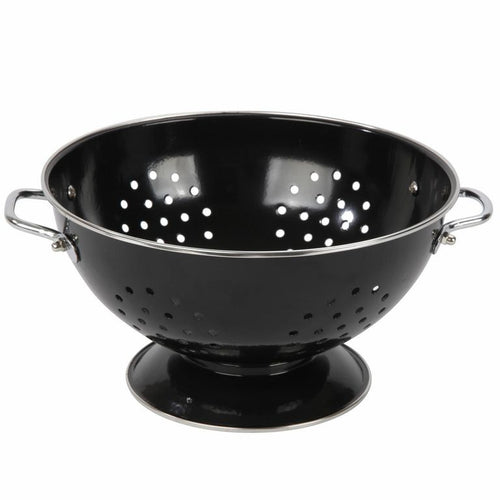 Colador 22 cm Negro