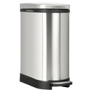 Basurero 10 Litros Acero Inoxidable Gris
